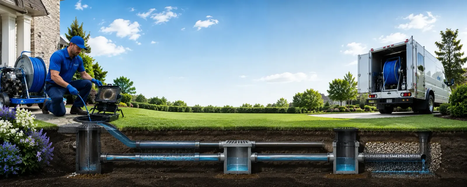Outdoor drain cleaning information for Ridgely, MD